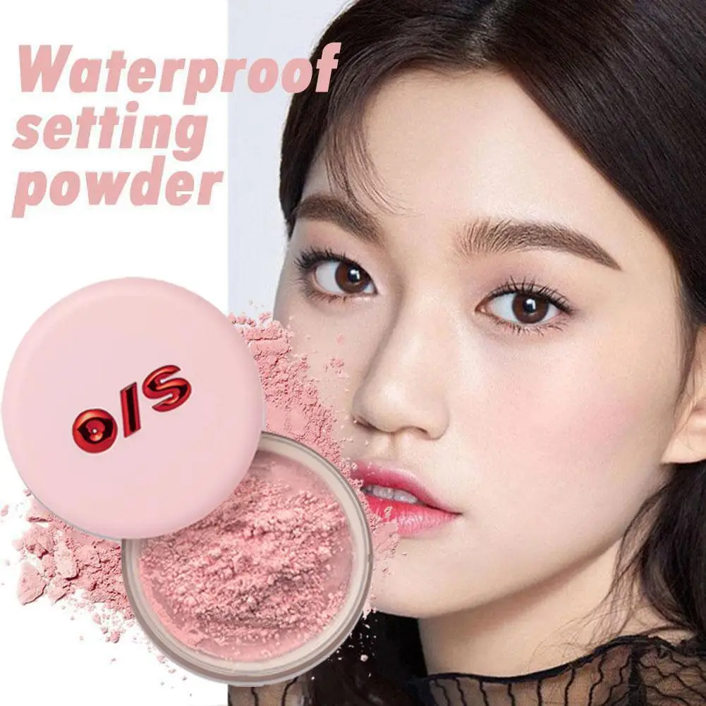 ﻿   Polvere fissante opaca Versione di alta qualità Polvere di miele Fondotinta in polvere fissante naturale Copertura completa Trucco per pori invisibili