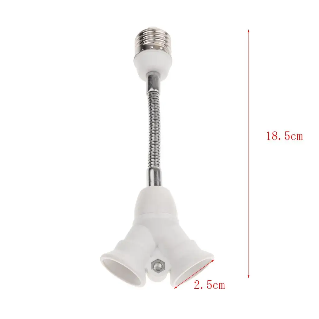 E27 Lamp Holder Extension Adapter 360 Degree Rotating Light Bulb Socket for Led Lamp Applications