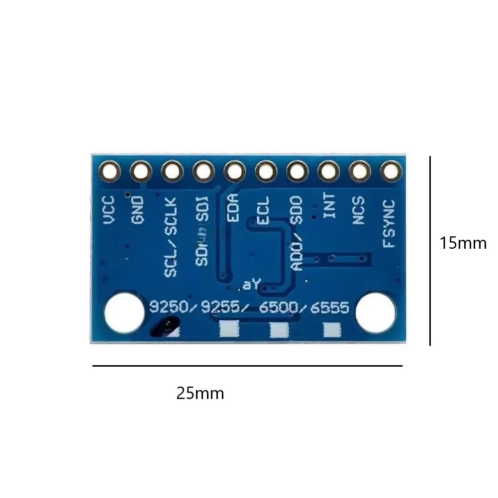 MPU9250 GY9250 9 Sensor Module I2C For SPI Communication 3-5V Gyroscope Accelerometer Magnetometer For Arduino DIY Electronics