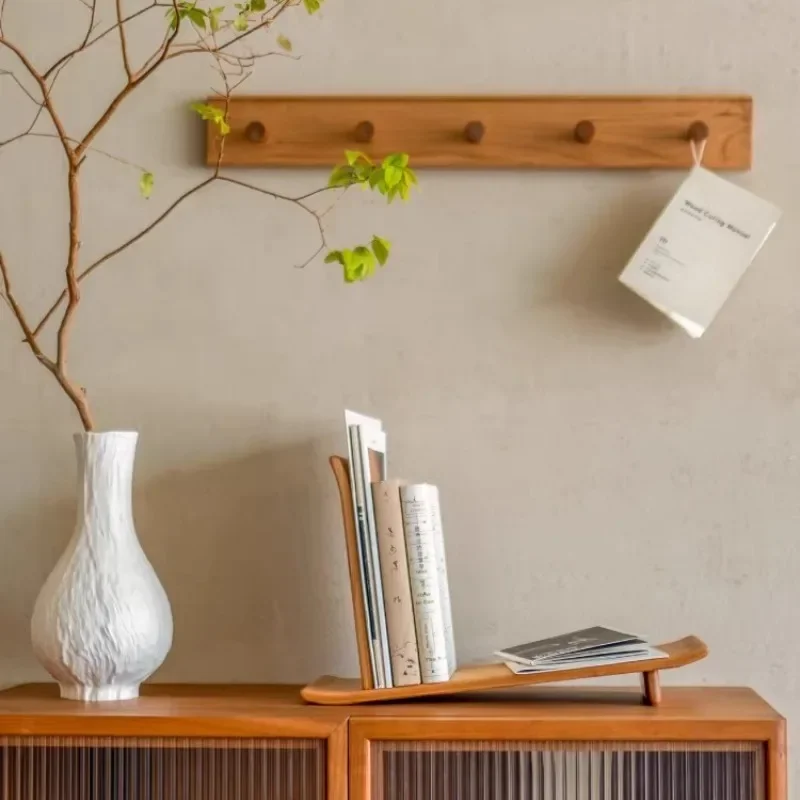 Wooden Book Shelf Anti Toppling Book Storage Artifact Removable Portable Household Bookshelf Living Room Organizer Furniture