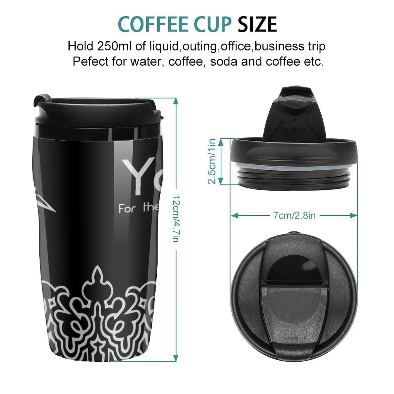 New For the Glory of Mankind Travel Coffee Mug Luxury Cup Elegant Coffee Thermo Coffee Mug Cup Coffe