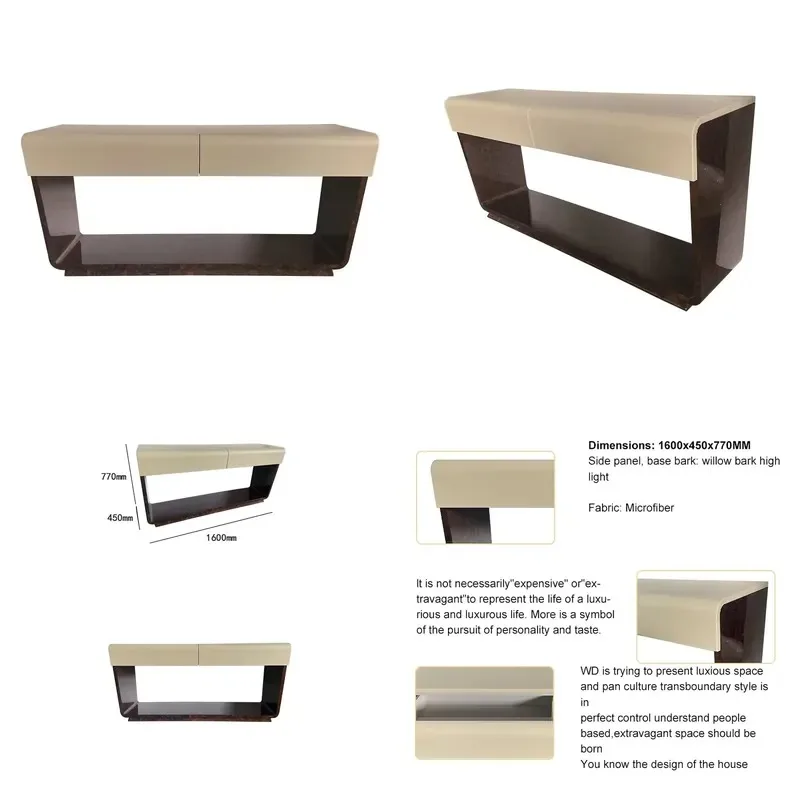 Modern Wooden Bedside Table with Drawers for Bedroom Living Room Hotel Furniture Nightstand Storage Cabinet Home Decor