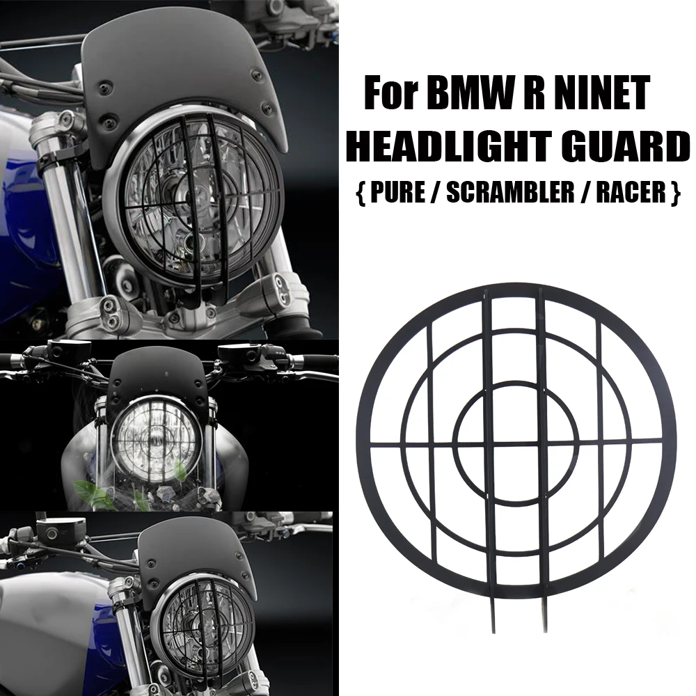 

For BMW RNINET Racer R NineT Scrambler Rninet Pure Motorcycle Headlight Head Light Guard Protector Cover Protection Grill R9T