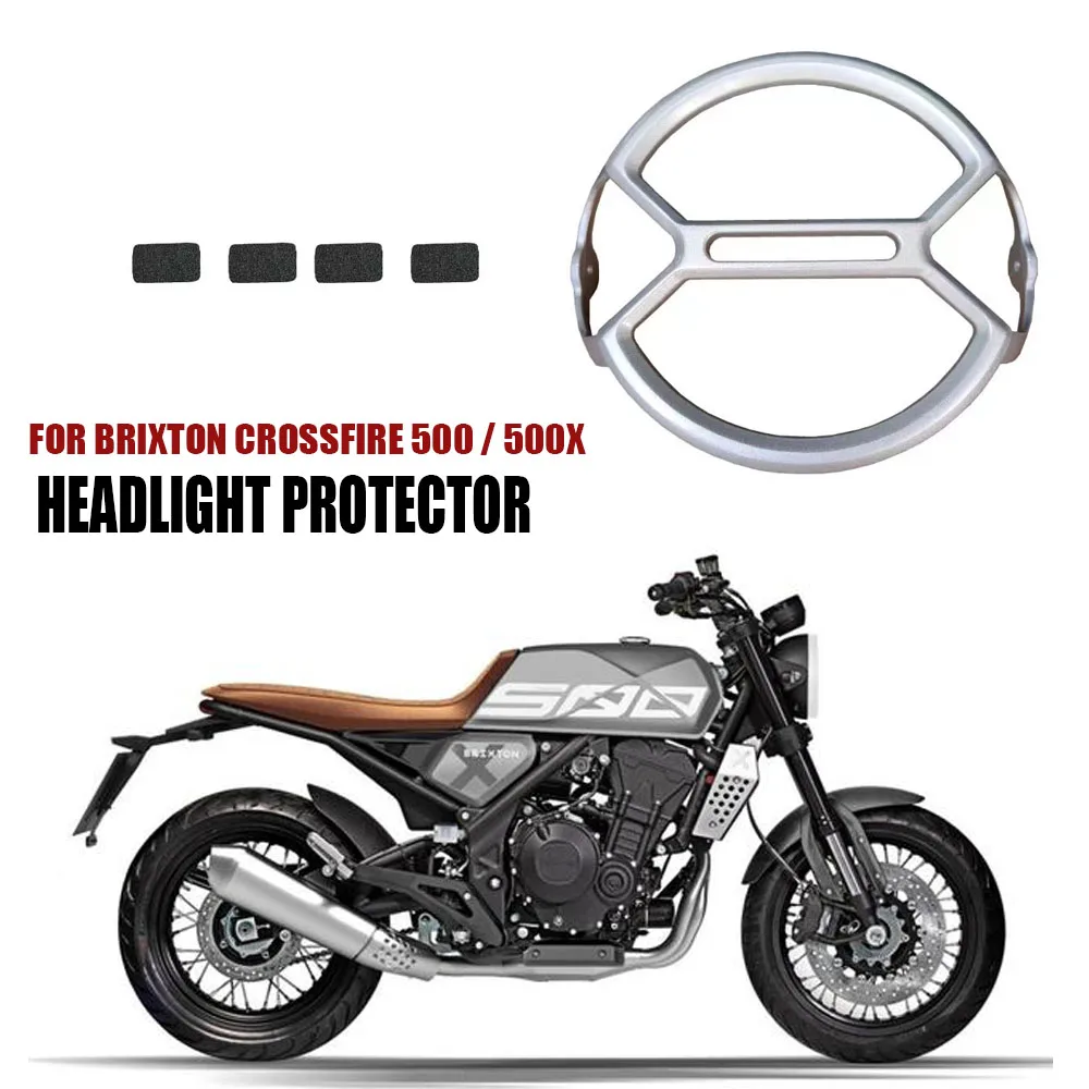 Headlight Protector Guard Grille Cover Protection Headlamp Guard Parts For Brixton Crossfire 500 X 500X Motorcycle Accessories