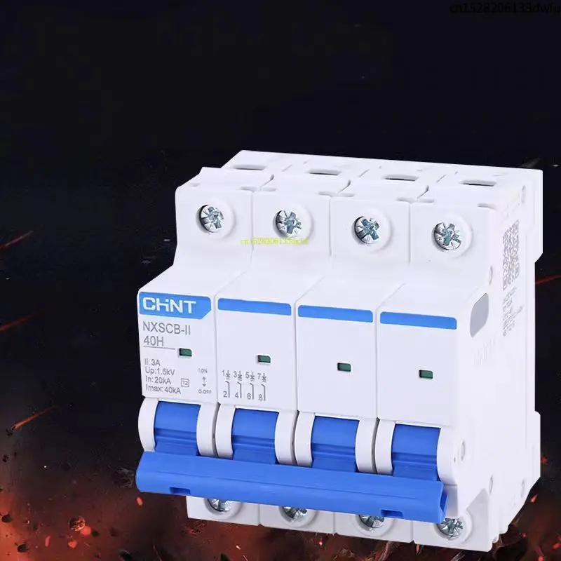 CHINT NXSCB-II T1 T2 Surge Lightning Protection Surge Dedicated Backup Protection Device Protector Level 1 Level 2 SPD Switch