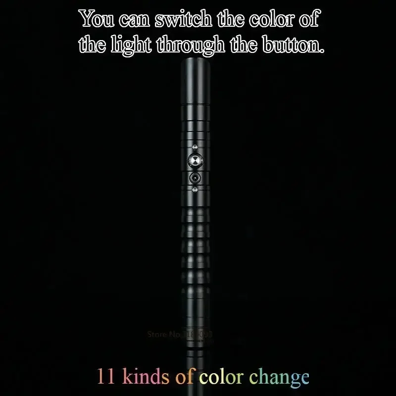 100CM Star Wars Lightsaber 11 Color Light Saber Metal Sword Rgb Discoloration Laser Saber Children\'s Cosplay Toys Christmas Gift