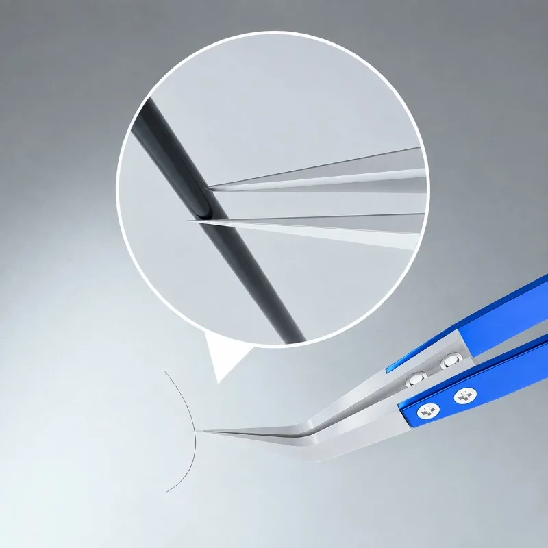 Sharp Tip Ceramic Tweezers High Temperature Resistant Corrosion Insulated Precision Stainless Hand Instrument Mobile Phone