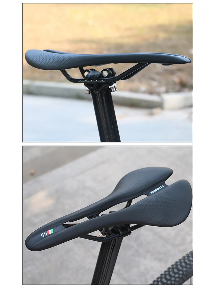 AliExpress Toseek Ultralight MTB Saddle Comfortable Road Mountain Bike Seat Cushion Cycling Bicycle Seat 7*7mm Guide Rai Bike Accessories