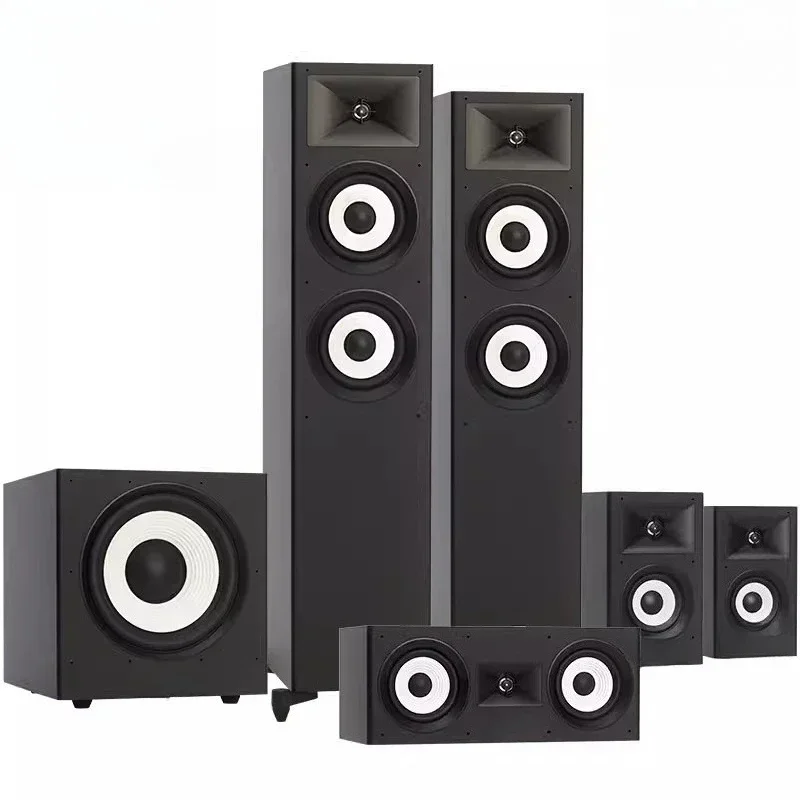 Household wooden HIFI floor-to-ceiling surround combination cinema set