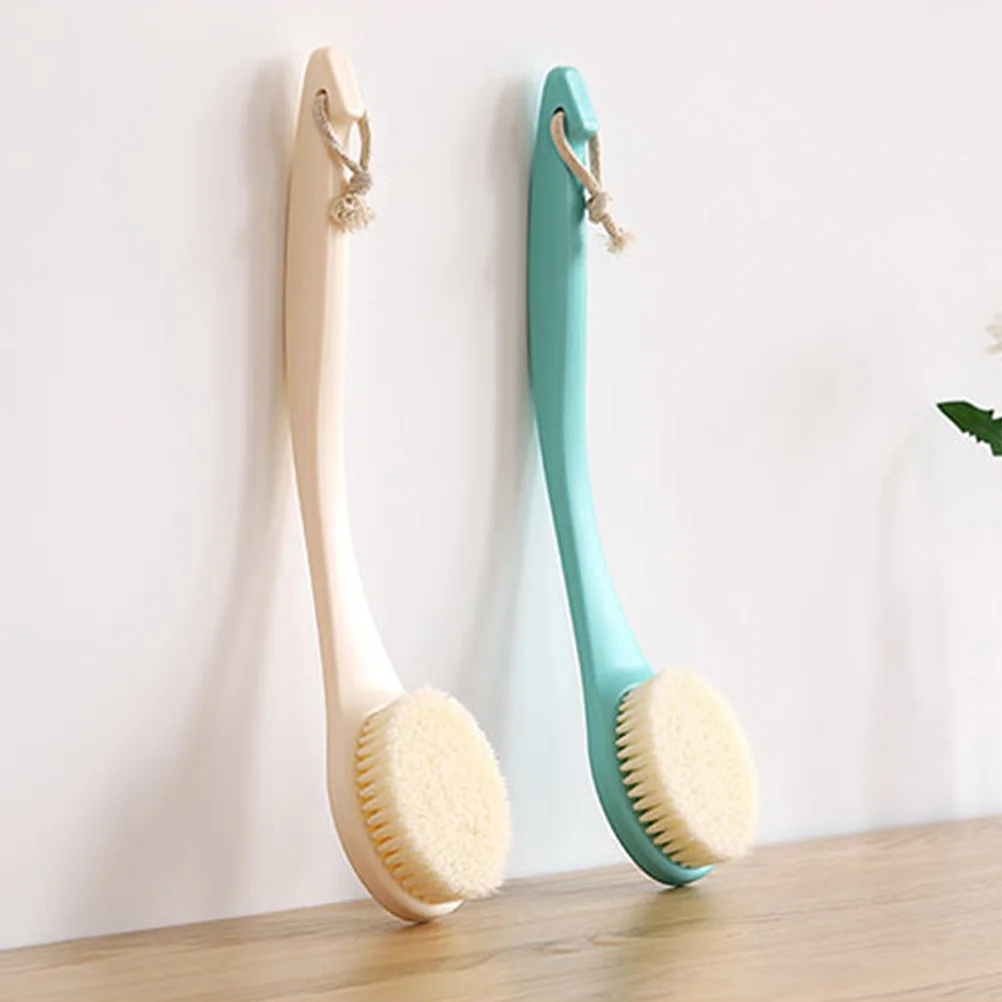 

Long Handle Bath Brush Back Cleaning Scrubber Bathing Accessory Bathroom with Massage