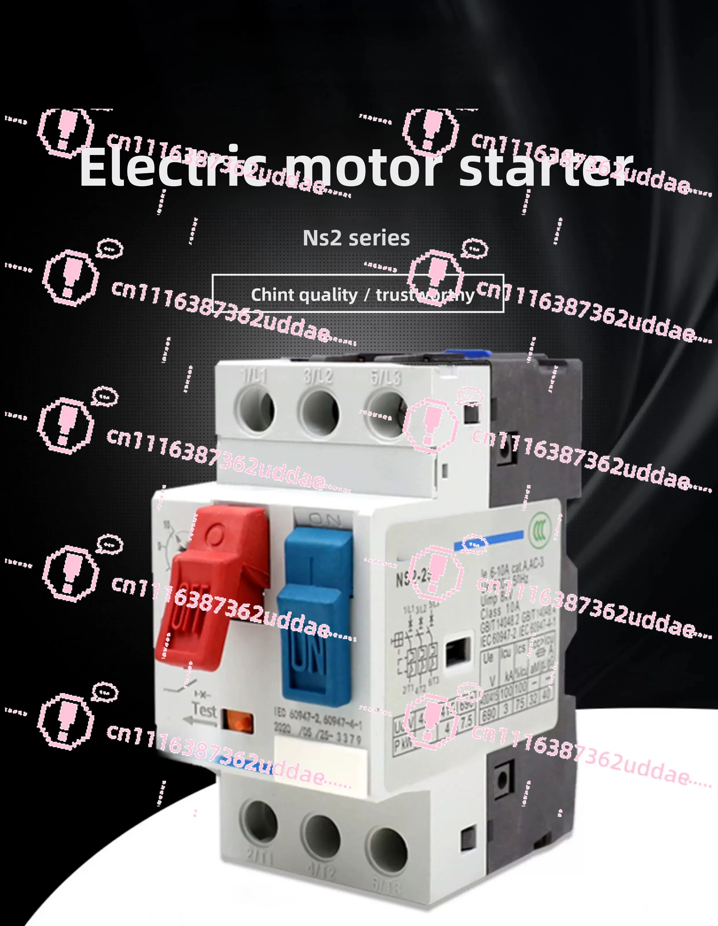 Motor Overload Short Circuit Protection Circuit Breaker NS2-25 4/6.3/10 Motor Start Starter GV2