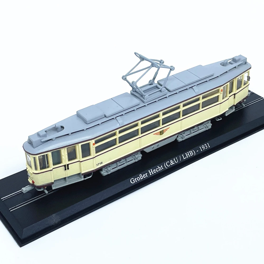 Image of Diecast 1:87 Maßstab Straßenbahn Großer Hecht 1931 Legierungsautomodell Sammlerstück Spielzeug Geschenk Souvenir Ausstellungsstück