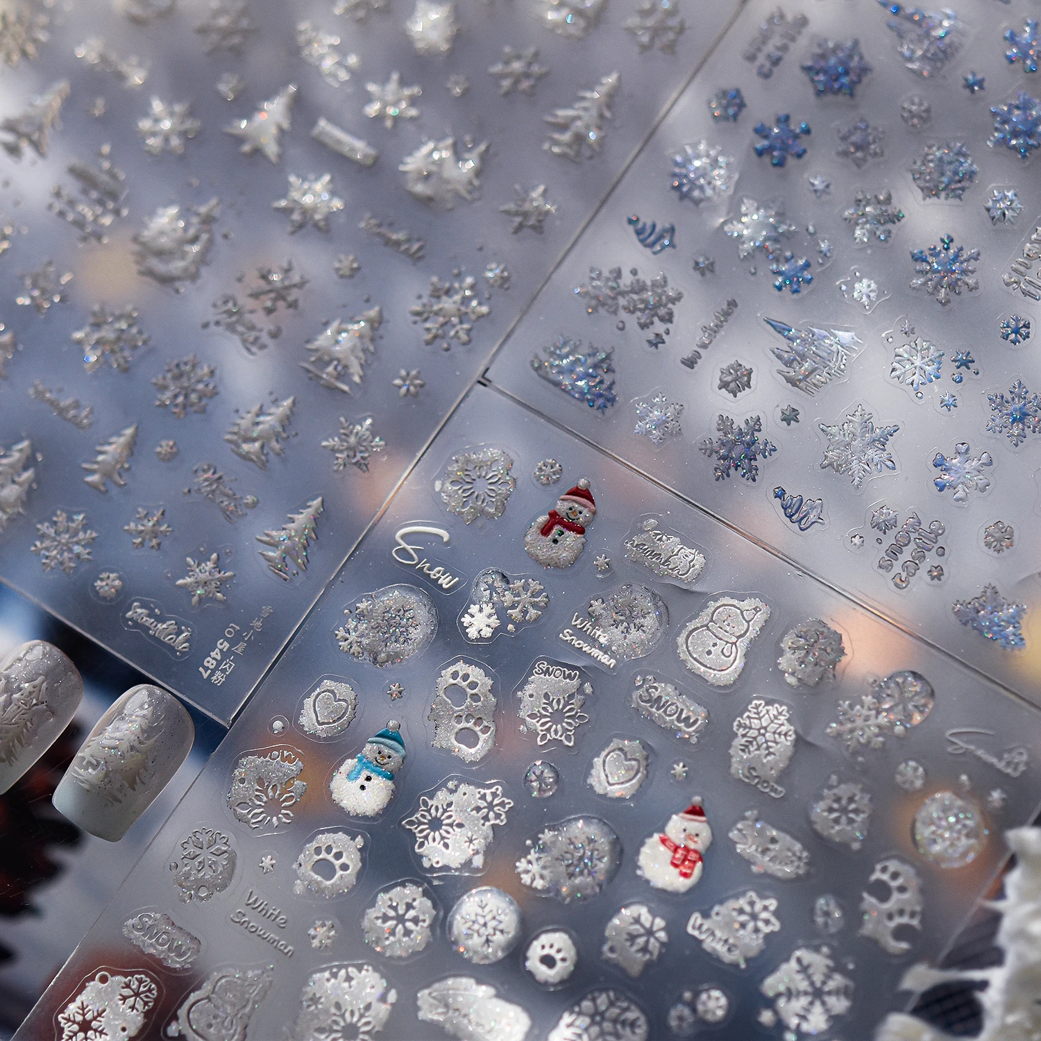 1 個ヴィンテージレトロ冬ネイルステッカーシンプルな松 & - Nail Art Xmas Simple のレビューと価格