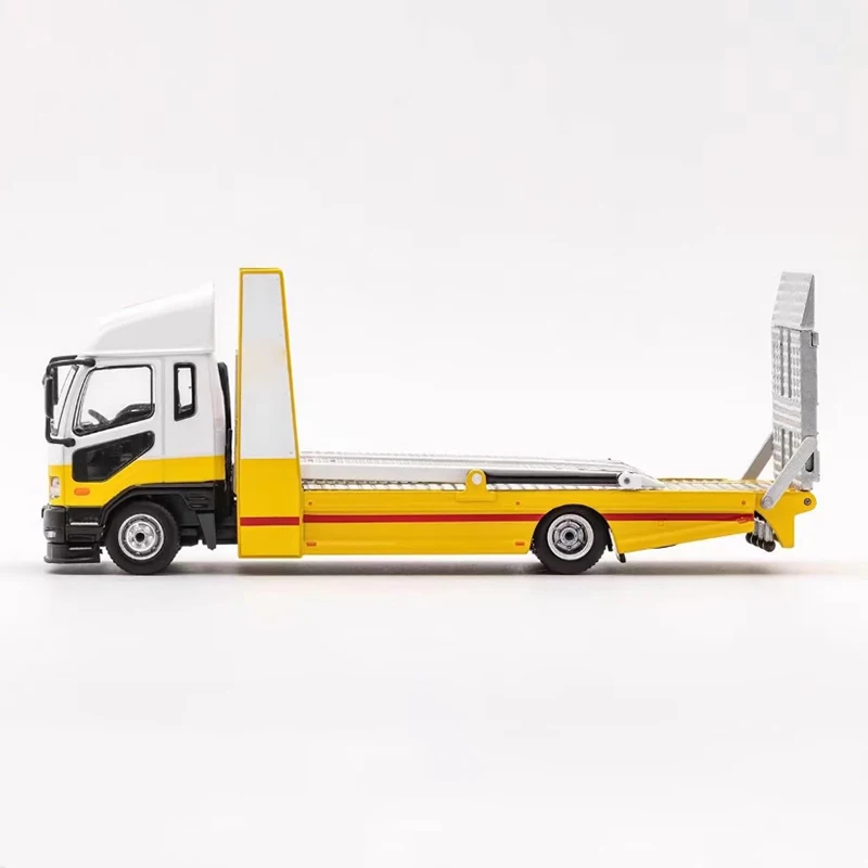 

Литой под давлением масштаб 1:64, двухслойный прицеп, транспортный автомобиль, модель автомобиля из сплава, имитация готовой модели автомобиля, коллекция игрушек для хобби