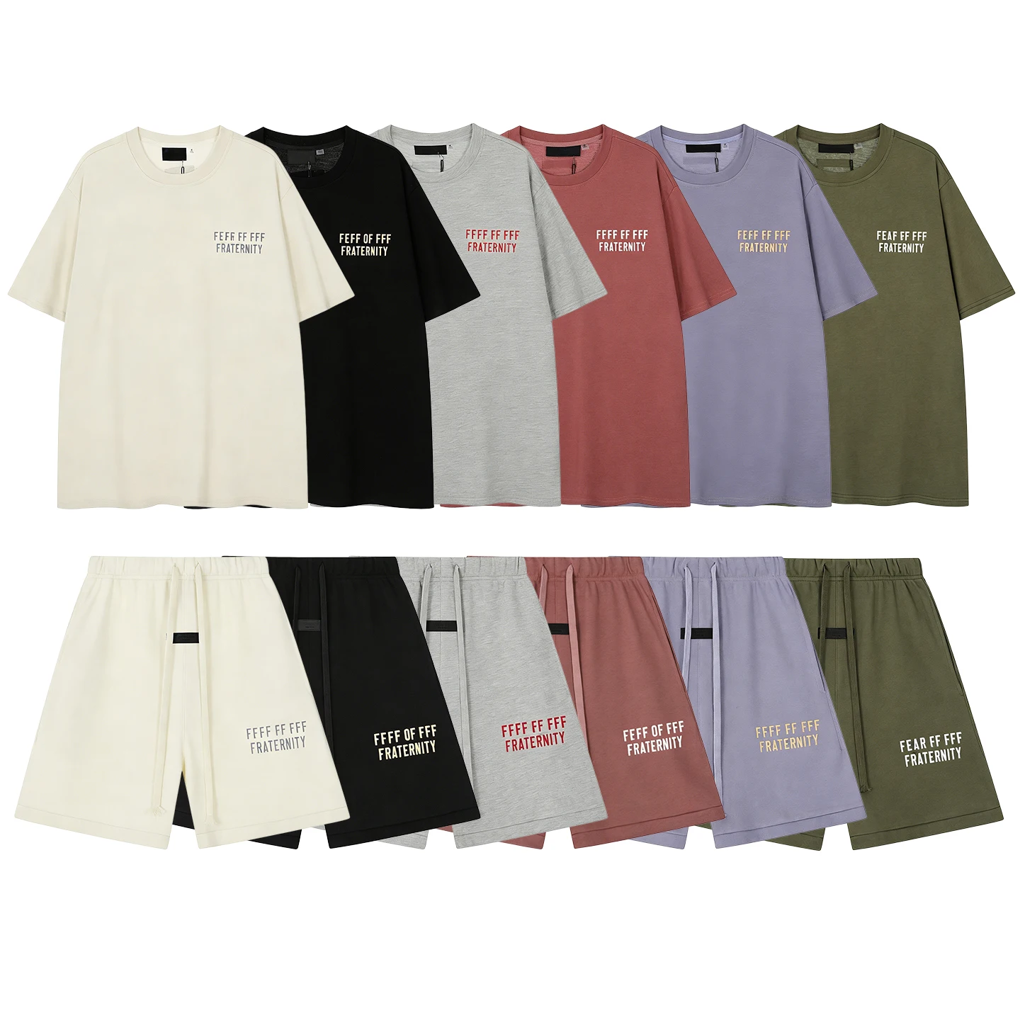 Fear Of God Essential - Summer Men's Matching Set T-shirt Suits