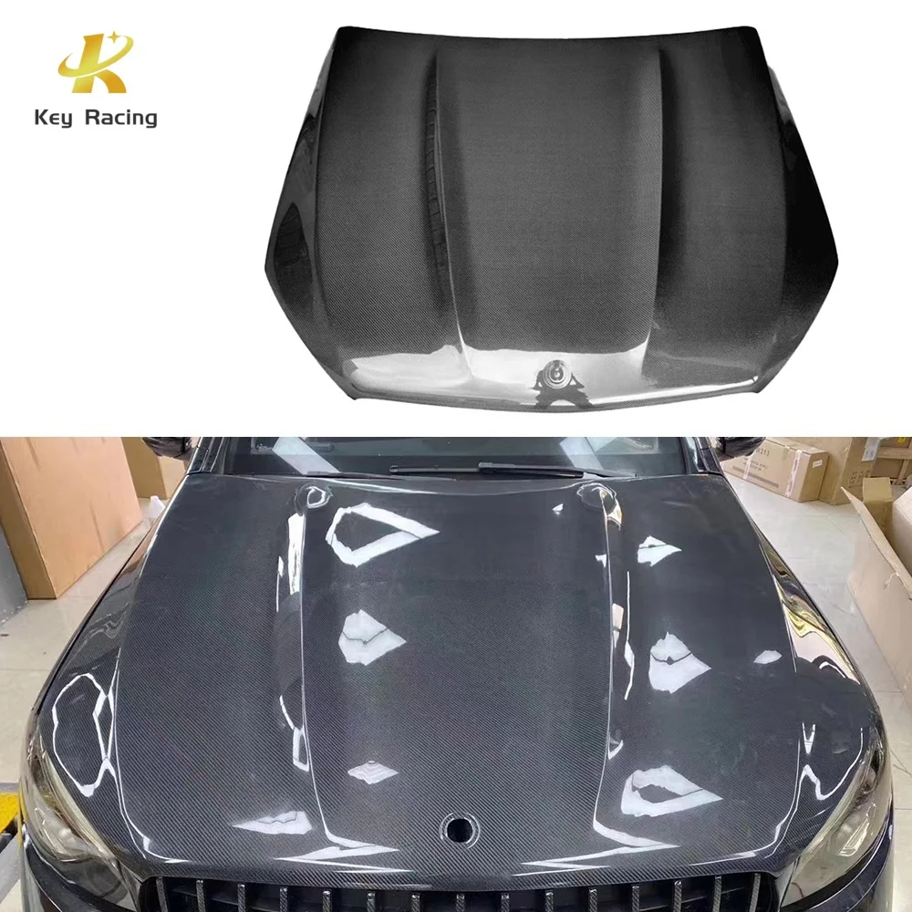 

GLC63 Coupe Капот из углеродного волокна Передняя крышка капота двигателя для Mercedes-Benz GLC Class GLC63 Coupe