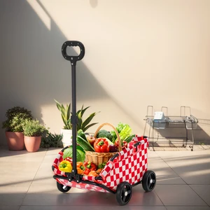 Klappe Reisewanderwagen, Hundewagen, 4 Räder zum Reisen, Rolling Cat -Wagen, Haustierwagen, ideal für kleine Tiere zu Fuß 8 Hauptverkaufskatze - №4