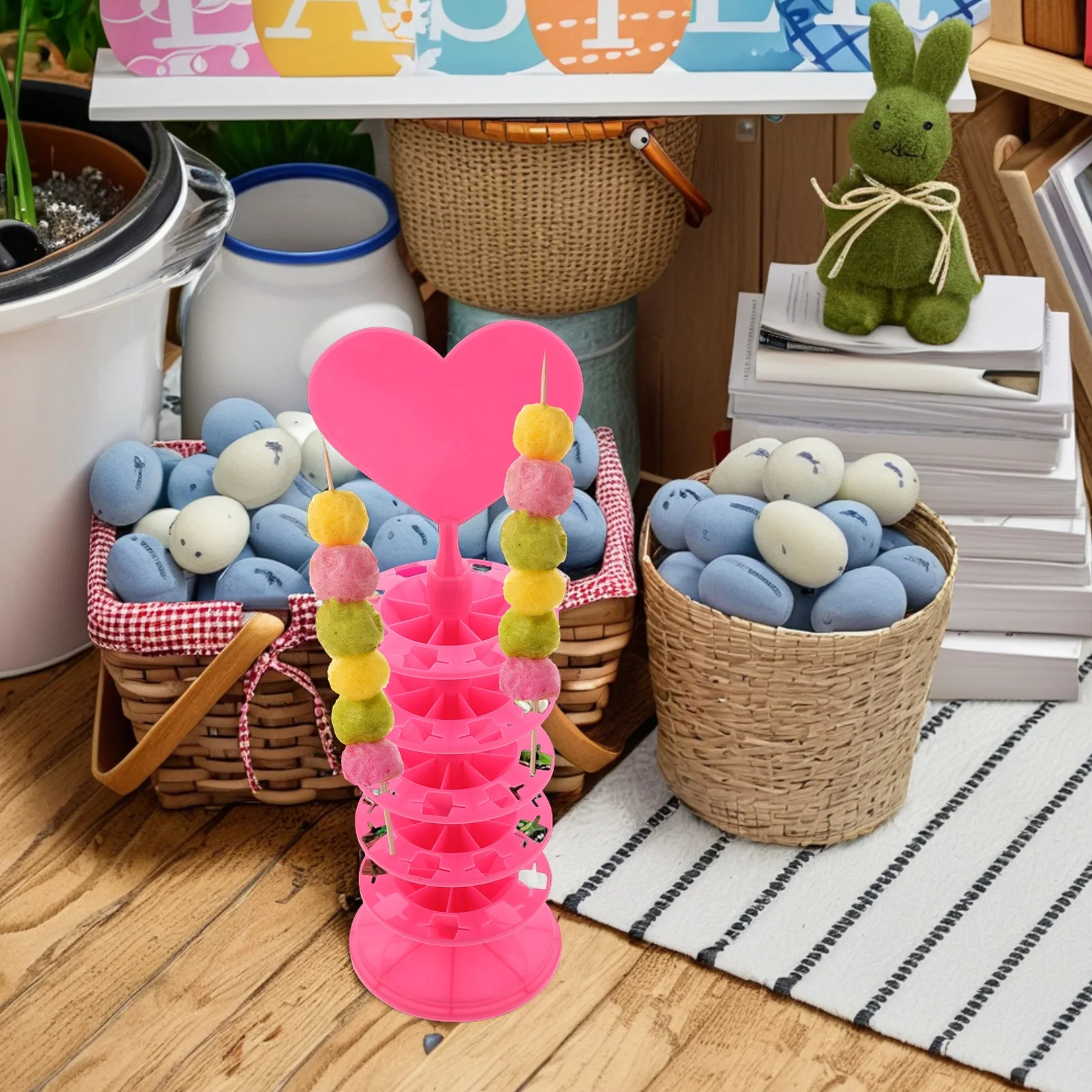 

Adjustable Tower Stand Cotton Candy Display Lollipop Holder Decorative Dessert Rack for Birthday Wedding Party Baby Shower