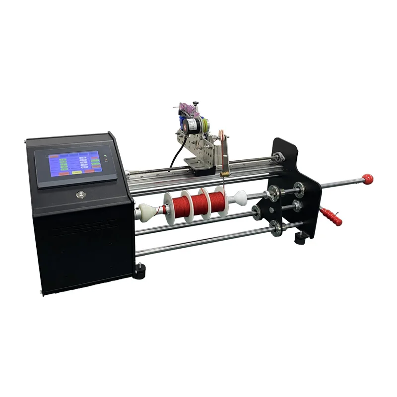 Smart touch screen winding machine with multi-function, automatic winding, data storage and one-click start
