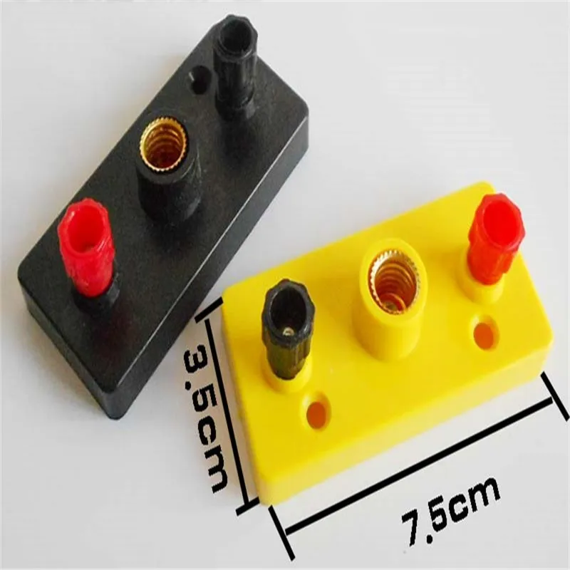 Small lamp holder screw socket Electrical series and parallel physics experiment equipment Random shipping color