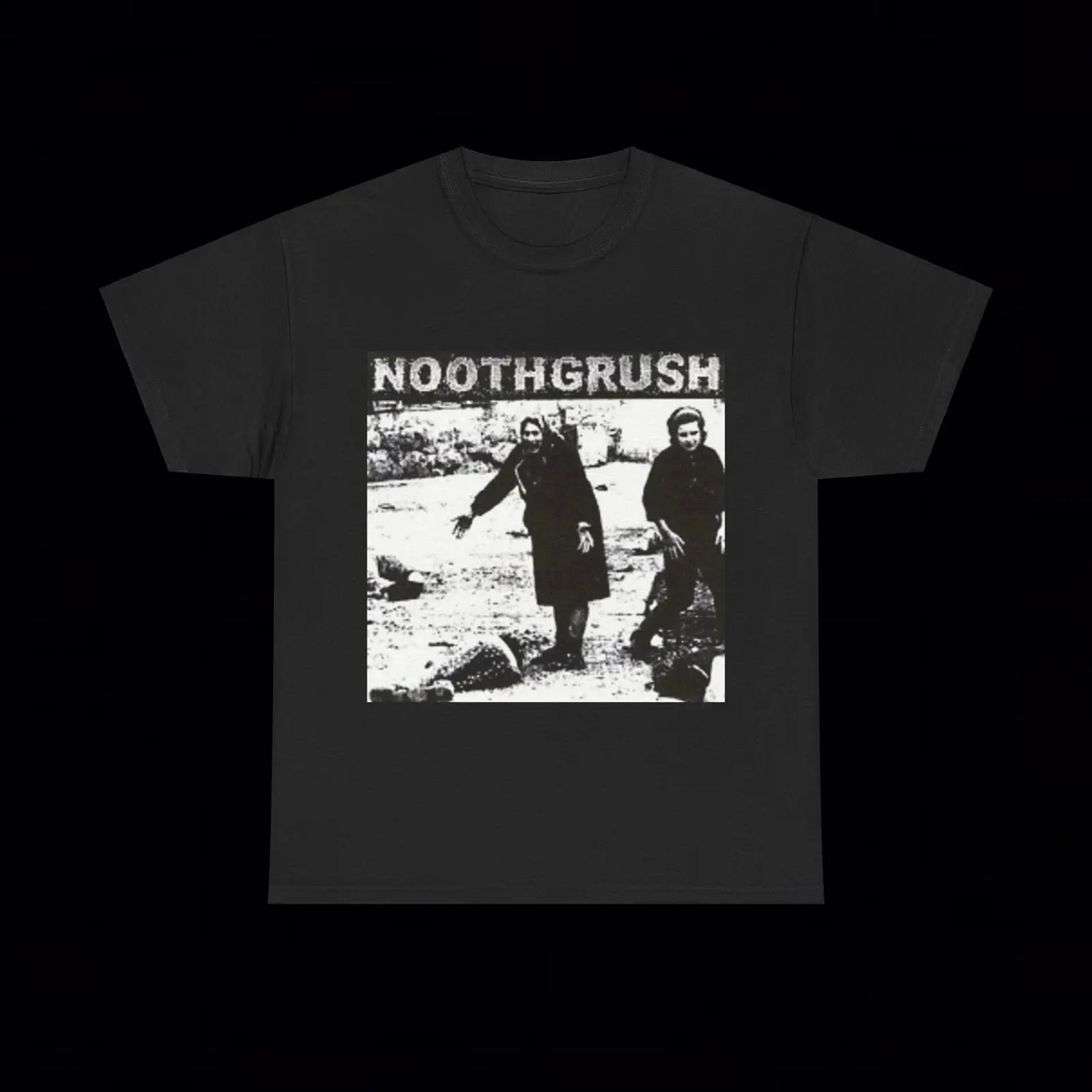 Noothgrush Split T Shirt Crust Punk Grind Core Power Violence Sludge Vintage 90S