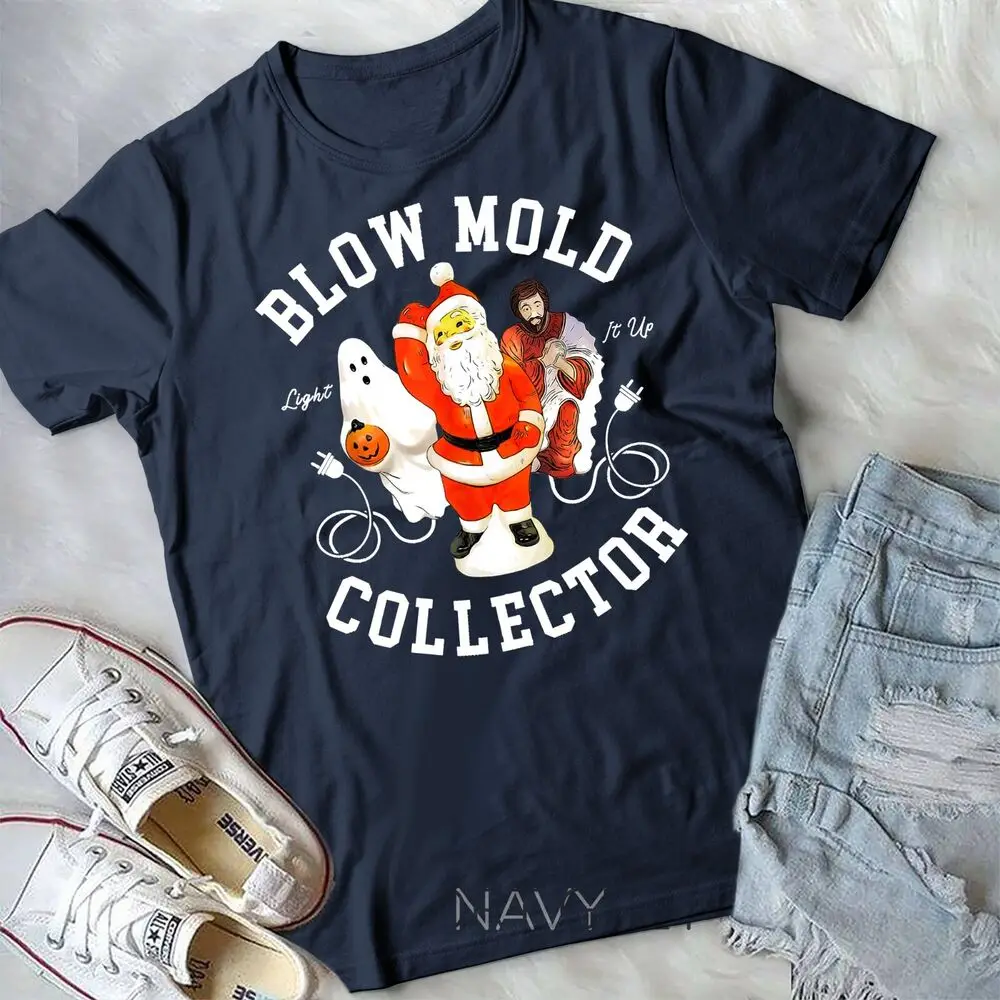 Blow Mold Collector Light It Up Christmas Halloween T-Shirt Unisex T-shirt