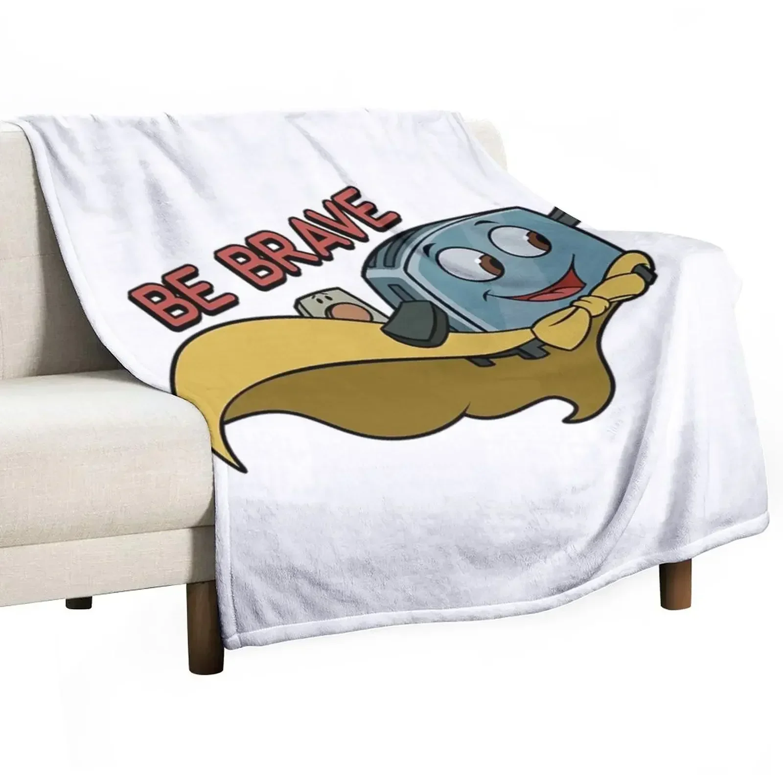 Brave Little Toaster T-ShirtBe Brave Little Toaster Throw Blanket funny gift Beach Vintage Blankets