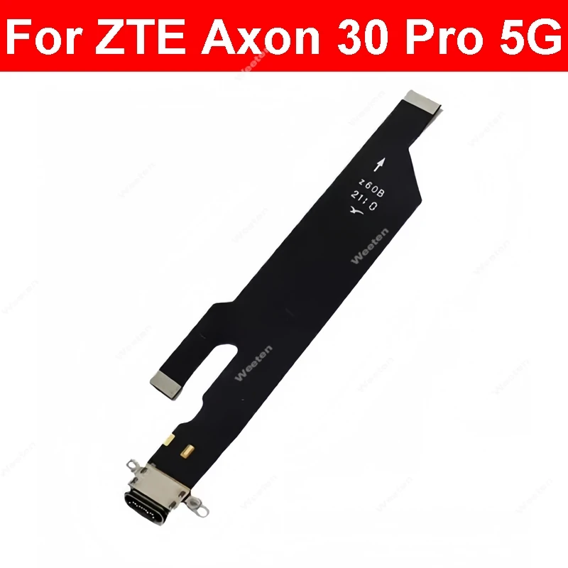For ZTE Axon 30 40 Pro 40 41 Ultra A2023P USB Charger Dock Flex Cable USB Charging Port Flex Ribbon Connector Parts view 2