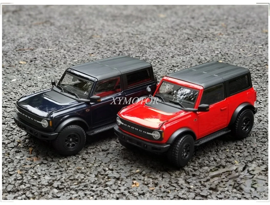 Maisto 1/18 For Ford Bronco Badlands 2021 Diecast Model Car Kids Boys Grils Toys Gifts Red For Display Collection