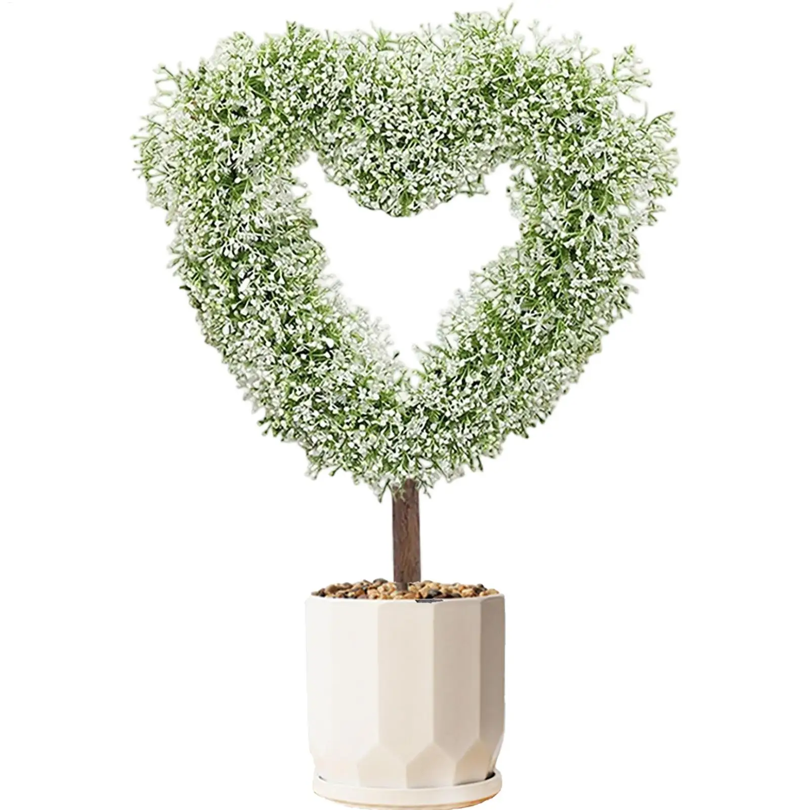 

Искусственное дерево-топиарий в форме сердца, рустикальное, ажурное, зеленое, для декора дома, на День святого Валентина, для семьи, друзей, свадеб, фермерского дома, спальни