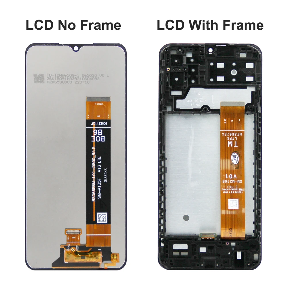 6.6\'\'A13 4G For Samsung For  A135F A135M A135U A135U1 A135N LCD Display Touch Screen Digitizer Assembly Replacement