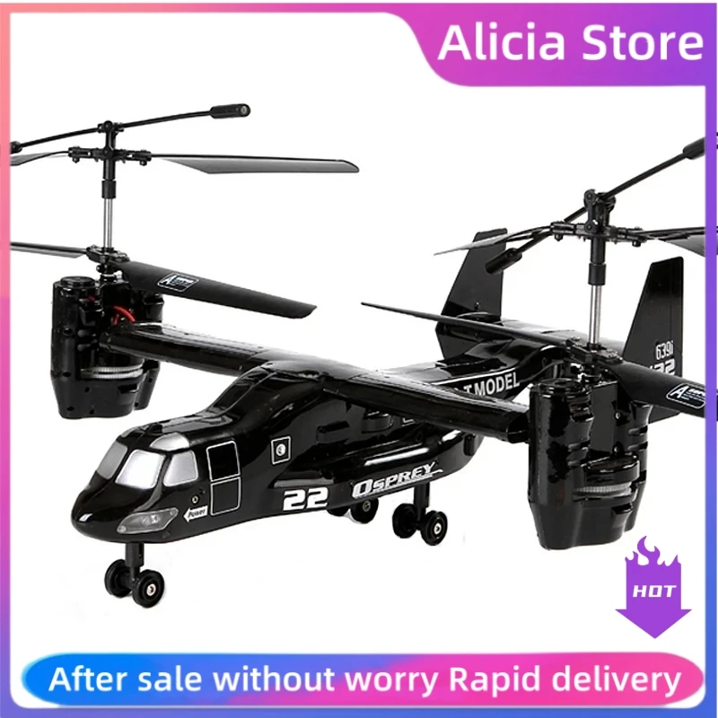 New Large 0sprey Transporter Helicopter 0sprey Remote Control Plane 150M Stabilized Gyroscope One Key Take Off Hover Helicoper