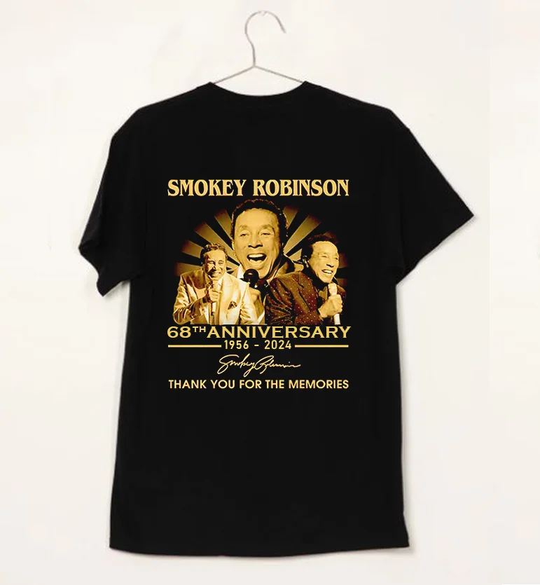 Smokey Robinson 68th anniversary 2024 signature Unisex T-Shirt All Size