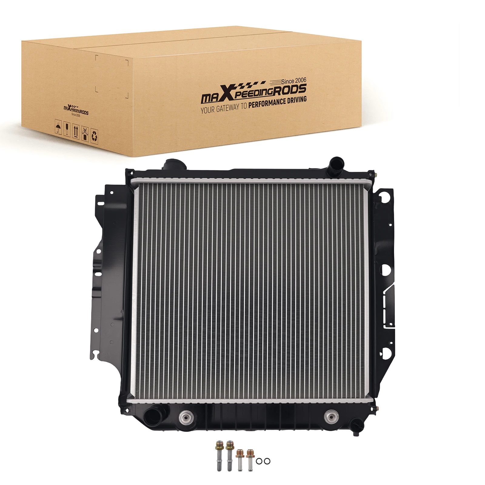 Engine Coolant Radiator for Jeep Wrangler 1987-2006 2.4L 4.2L CU1015