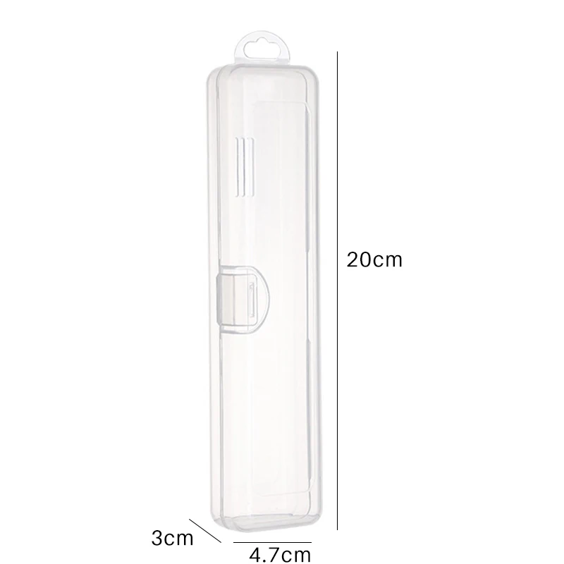 Caja de almacenamiento de brochas cosméticas, estuche de almacenamiento portátil para lápices de cejas, contenedor organizador de cosméticos transparente a prueba de polvo, herramientas de maquillaje