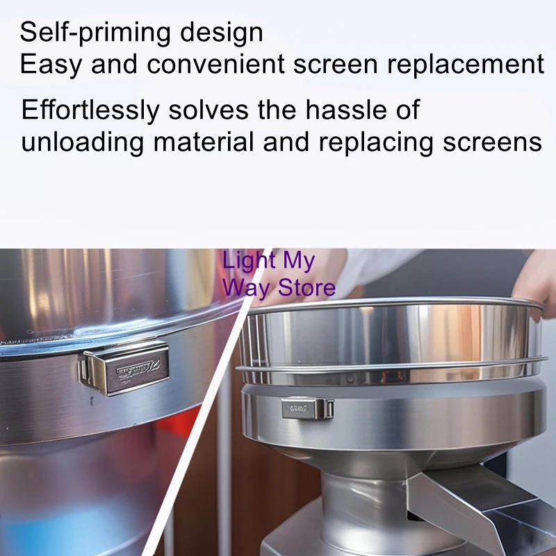 

Electric Vibrating Screen, Vibrating Sifter, Powder Sifter, Stainless Steel Small Vibrating Filter Screen