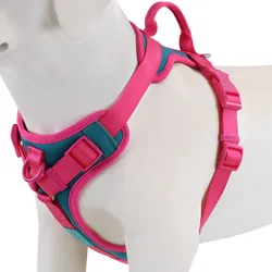 Splicing Colors Breathable For Medium No Pull Dog Harness for large Small dogs Adjustable Chest Strap Outdoor Dog Harness