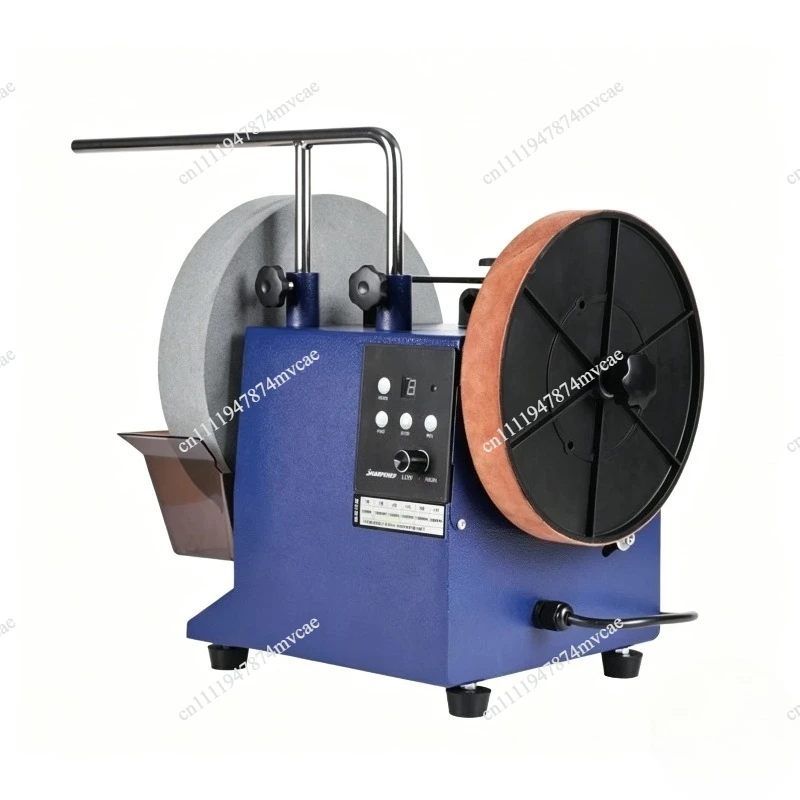 Dual Wheel Electric Knife Sharpener - Low Speed Water-Cooled System, Adjustable Angle Household Tool for Precision Sharpening