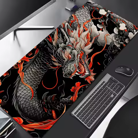 Japanese Dragon Large Gaming Mousepad XXL Keyboard Gamer 900x400 speed Mouse Pad on The Table Speed Desk Mat Anime