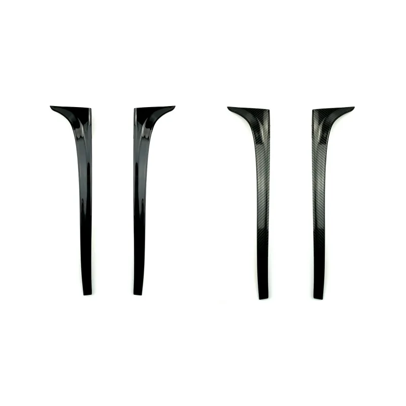 2Pcs Rear Window Side Spoiler Wing Trim For VW Golf 7 MK7 2013-2019 GT Rline GTI Gloss Black Carbon Look Car Tuning Accessories - view 2