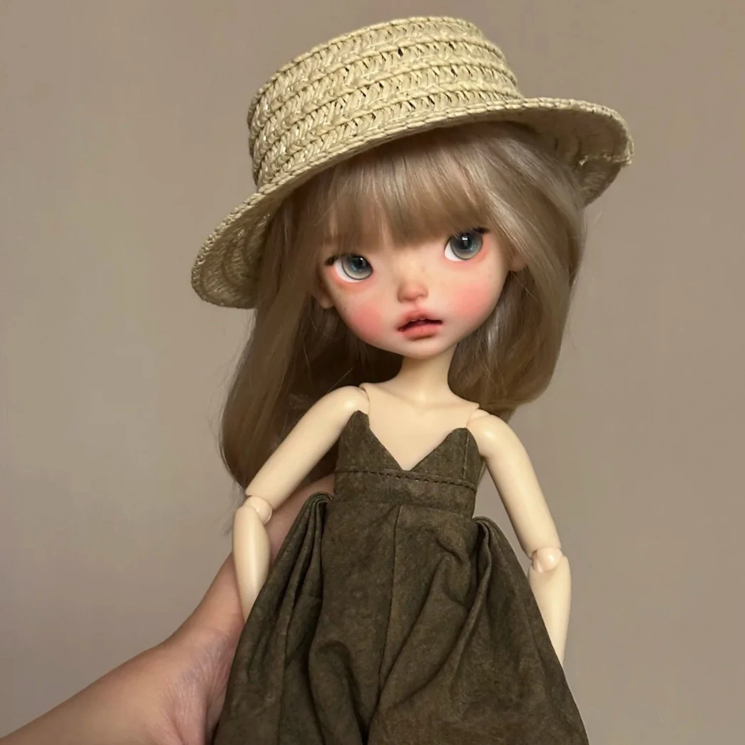 

1/6 кукла BJD XiaoKui с большими глазами в стиле ретро, милая фигурка из смолы, кукла без ткани, аниме-фея BJD