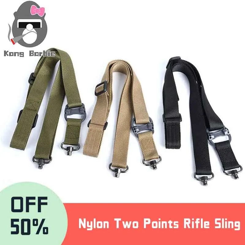 WADSN Adjustable MS4 Tactical Nylon Two Points Rifle Sling/Strap Gun Sling Airsoft Rifle Hunting Weapon Harness Accessories