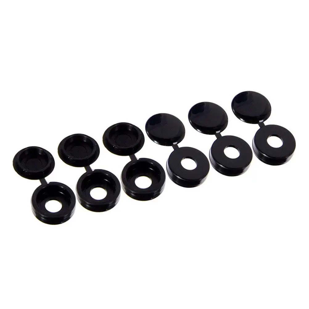 

200Pcs Screw Caps Plastic Protective Covers for Bike Car Motorcycle Decorative Dustproof Oil Resistant Sealing Screw Cover