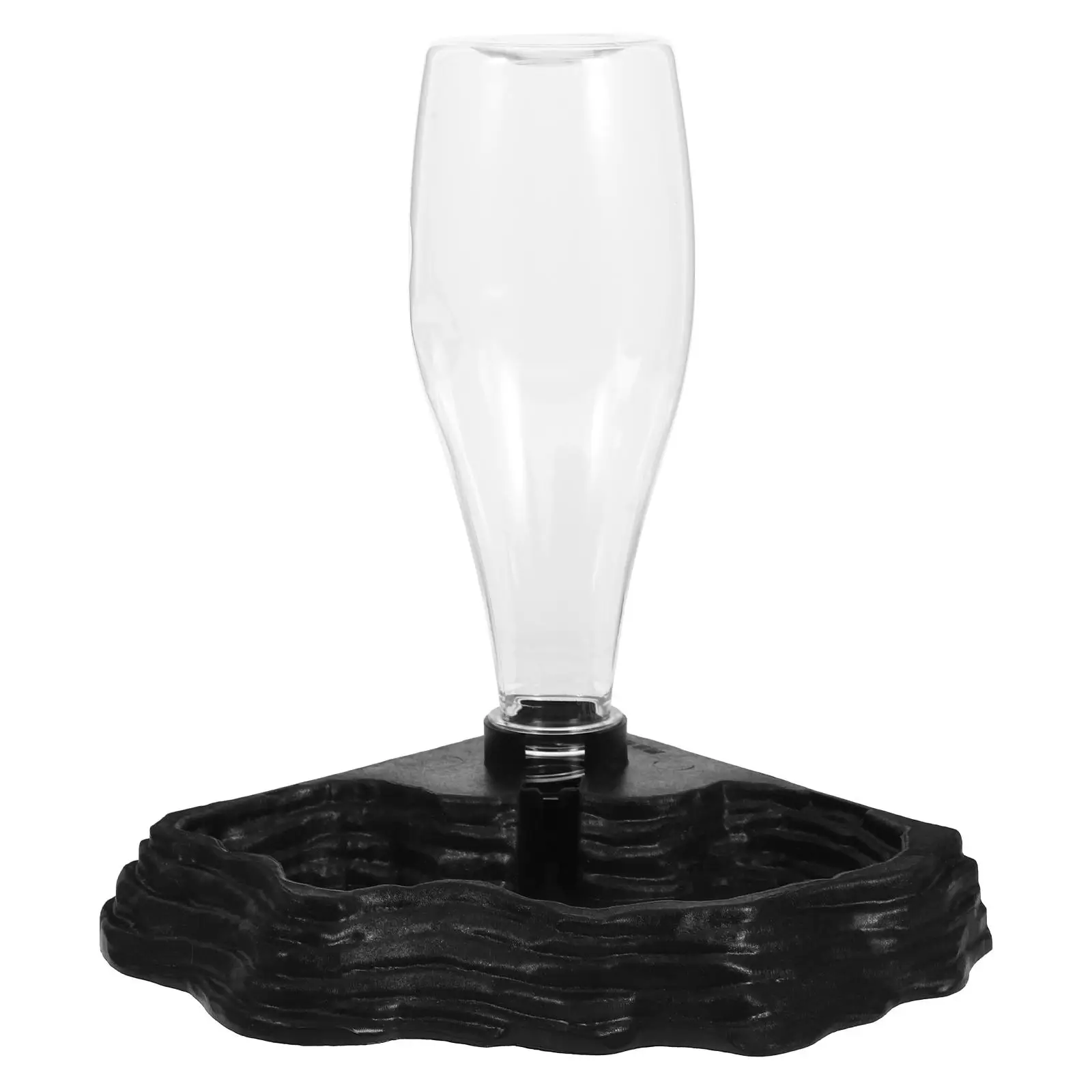 

Automatic Reptile Water Feeder Durable Plastic Unique Design Non Overturning Easy Clean Drinking Fountain for Tortoises Lizards