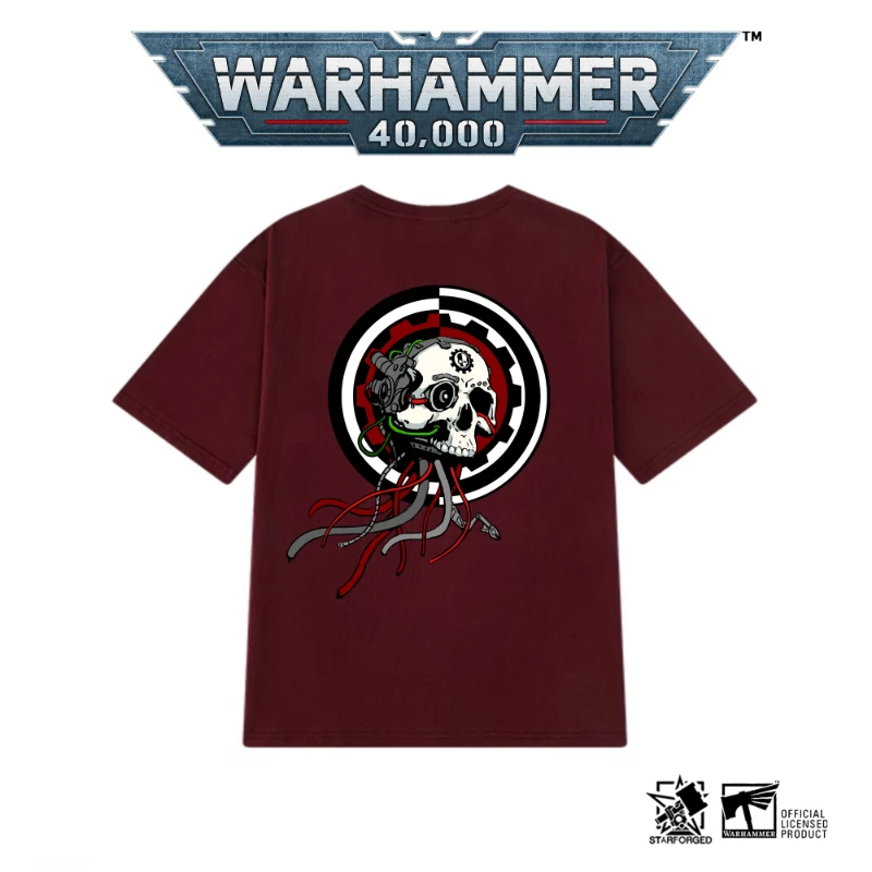 Starforged Star Forged Warhammer 40K Peripheral Star Warrior Gene Plasmoid Theme Short Sleeved T-shirt