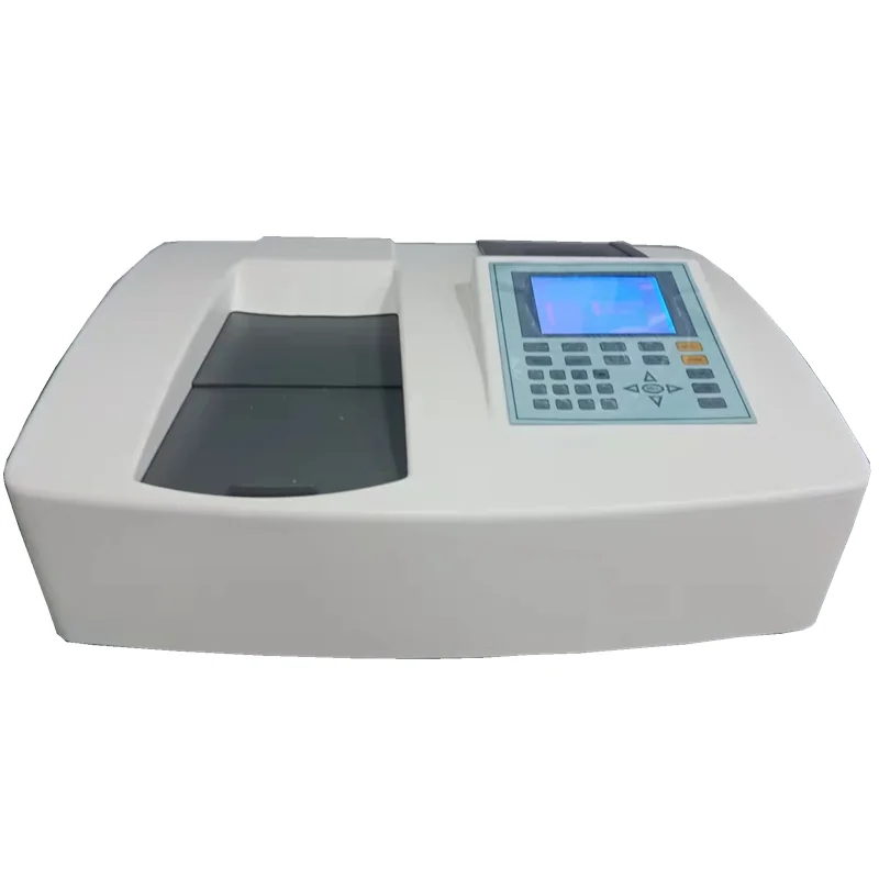 Split Beam UV/VIS Spectrophotometer with Range 190-1100nm Low Noise and Low Stray Light