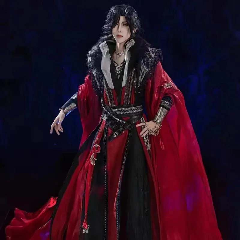 TGCF شيه ليان هوا تشنغ تأثيري حلي تيان غوان Ci فو المطر الدموي استكشاف الزهور كوس فستان المسلسلات التلفزيونية الصينية Hanfu مجموعة كاملة