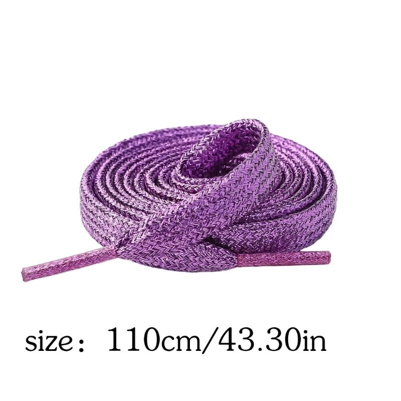 Шнурки-для-обуви-металлического-цвета-длиной-110-см-плоские-полиэфирные-шнурки-для-ботинок-кроссовок