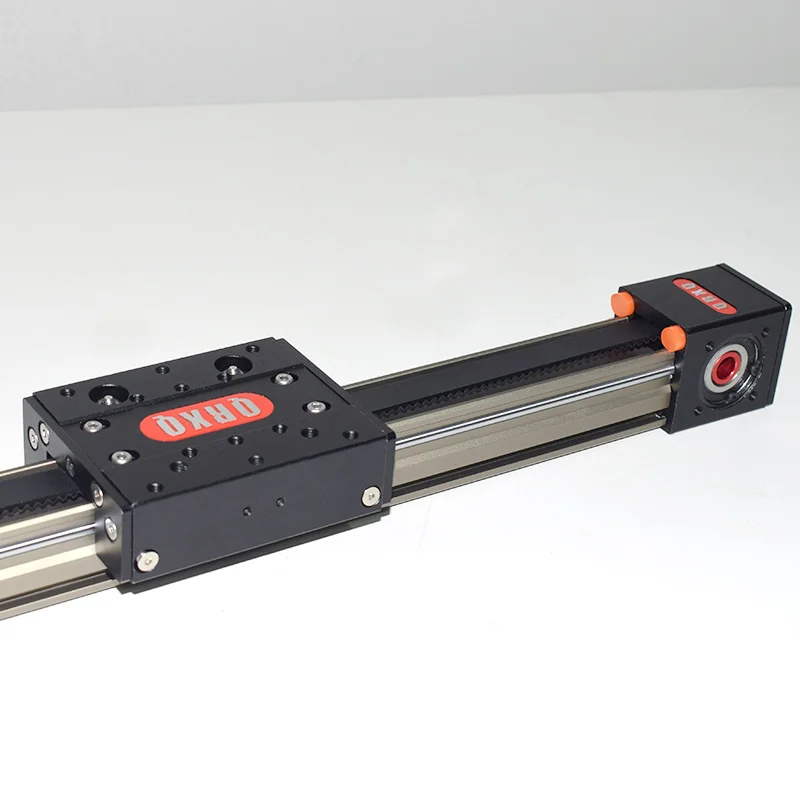รางเลื่อนเชิงเส้น QRXQ RXP30 พร้อมมอเตอร์สเต็ปเปอร์ Nema 23 ความเร็ว 1500 มม./วินาที รางเลื่อนมอเตอร์ ชิ้นส่วนเครื่องพิมพ์ 3 มิติ พร้อมลูกปืน