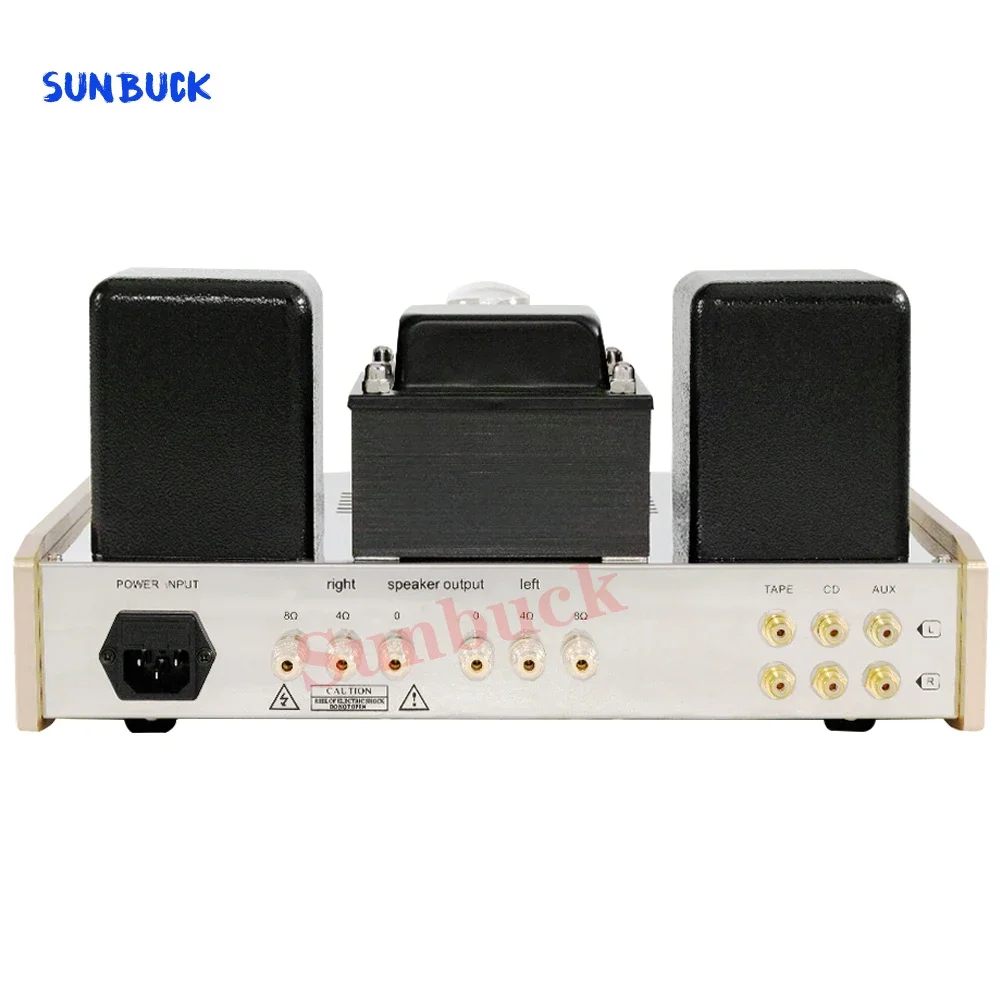 Sunbuck KT88 6J8PJ 5Z3P Vacuum Tube Amplifier Single-ended·18W 2.0 KT88 Vacuum Tube Power Amplifier HIFI Audio